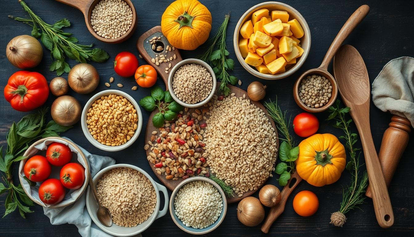 Fresh seasonal cooking dish